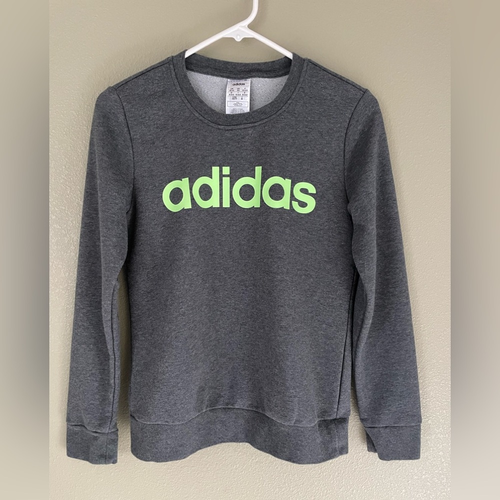 Adidas Gray Crewneck Sweatshirt Size XS